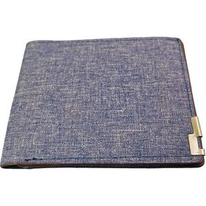 Denim Blue Bifold Wallet
